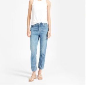 Everlane The Summer Jean 24 (26 inch waist) Vintage Light Blue 100% Soft Cotton